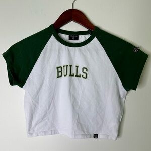 Hype and Vice Chicago Bulls Cropped Baby T Size Small